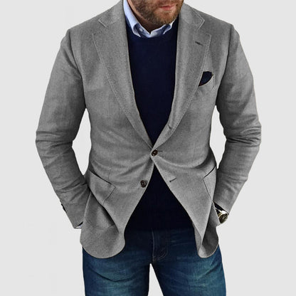 The 'Grand-Master' Big & Tall Patterned Double-Breasted Blazer