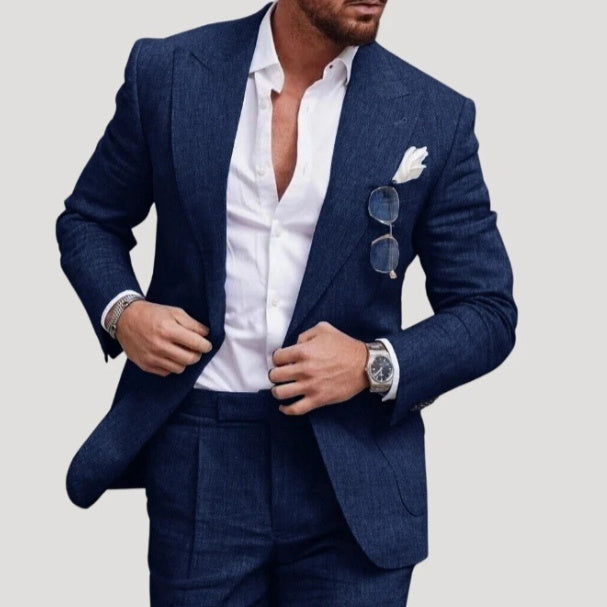 The 'Premier' Single-Breasted One-Button Suit Set