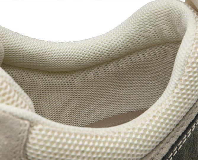 The 'Urban-Glide' Mesh & Suede Low-Top Sneakers