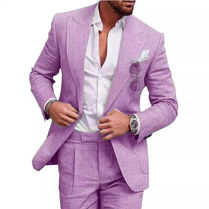 The 'Premier' Single-Breasted One-Button Suit Set