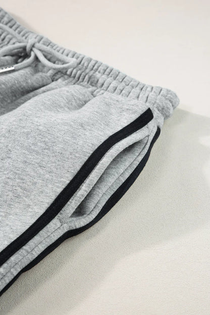Breathable fabric of the activewear set with close-up texture

