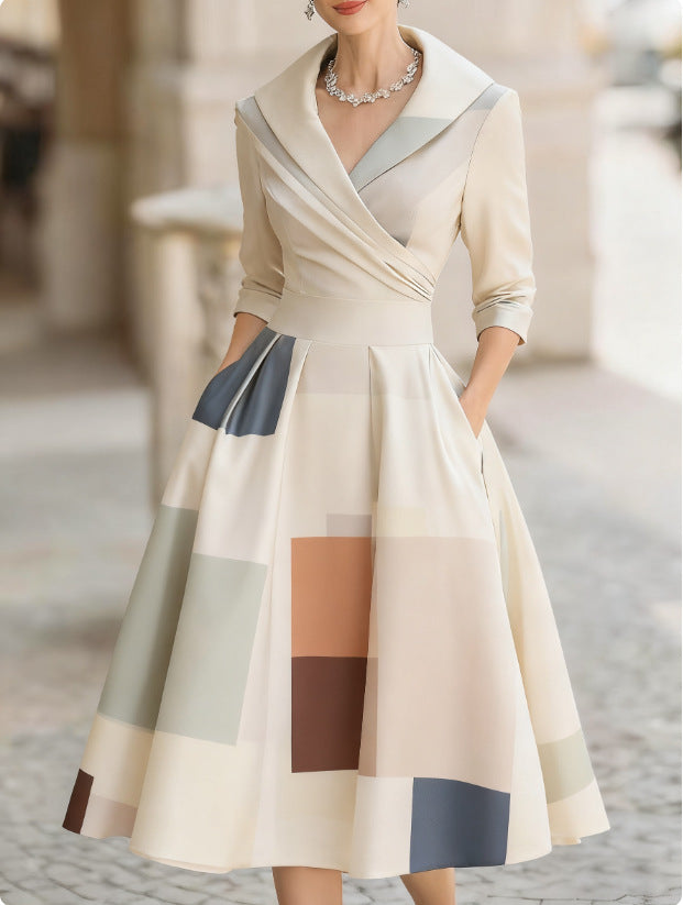 The 'Belle-Époque' French-Style Cinched Waist Dress