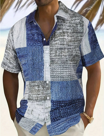 The 'Classic-Rewind' Retro Plaid Button-Down Shirt