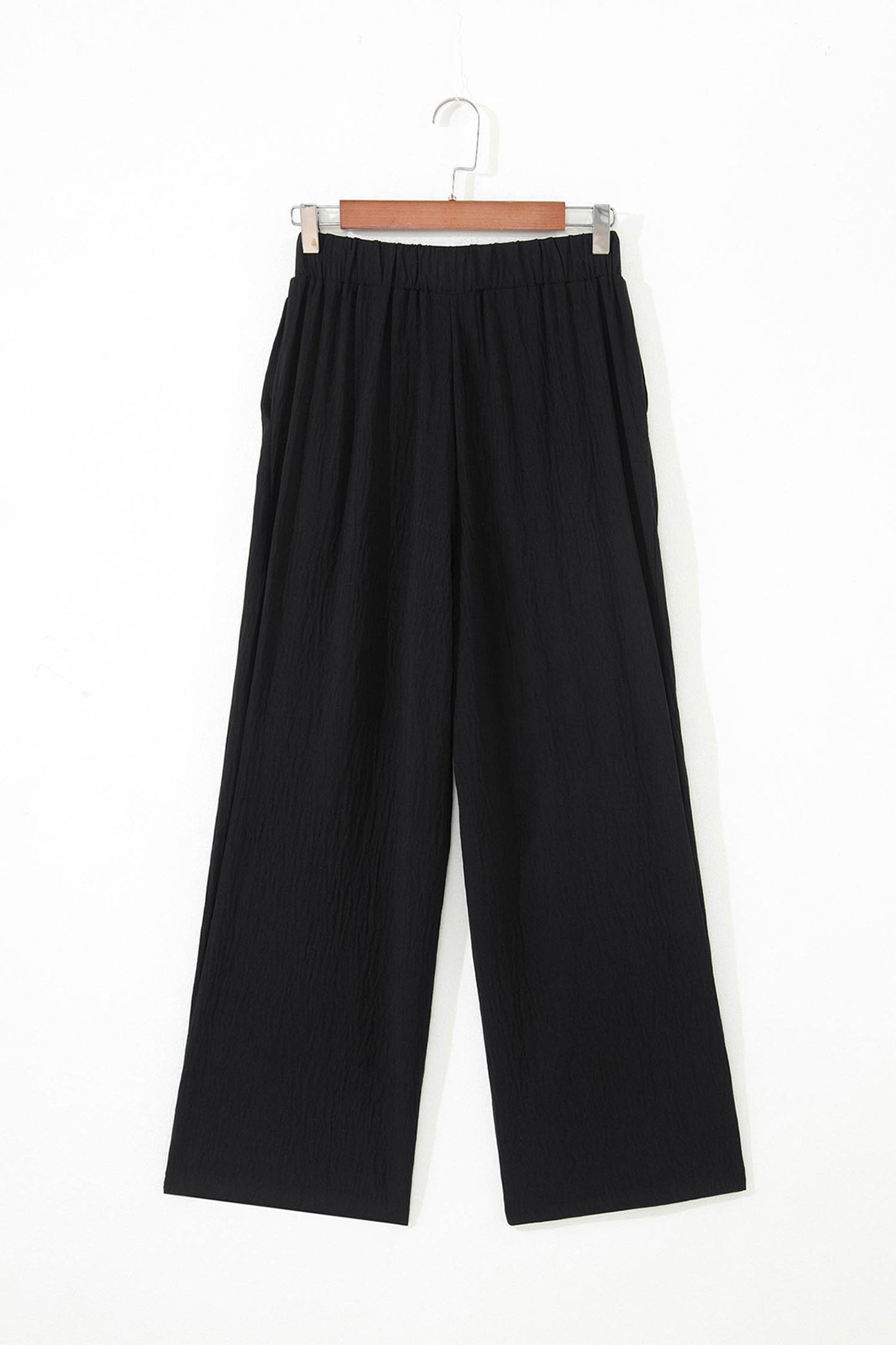 Women’s High Waist Wide Leg Black Pants