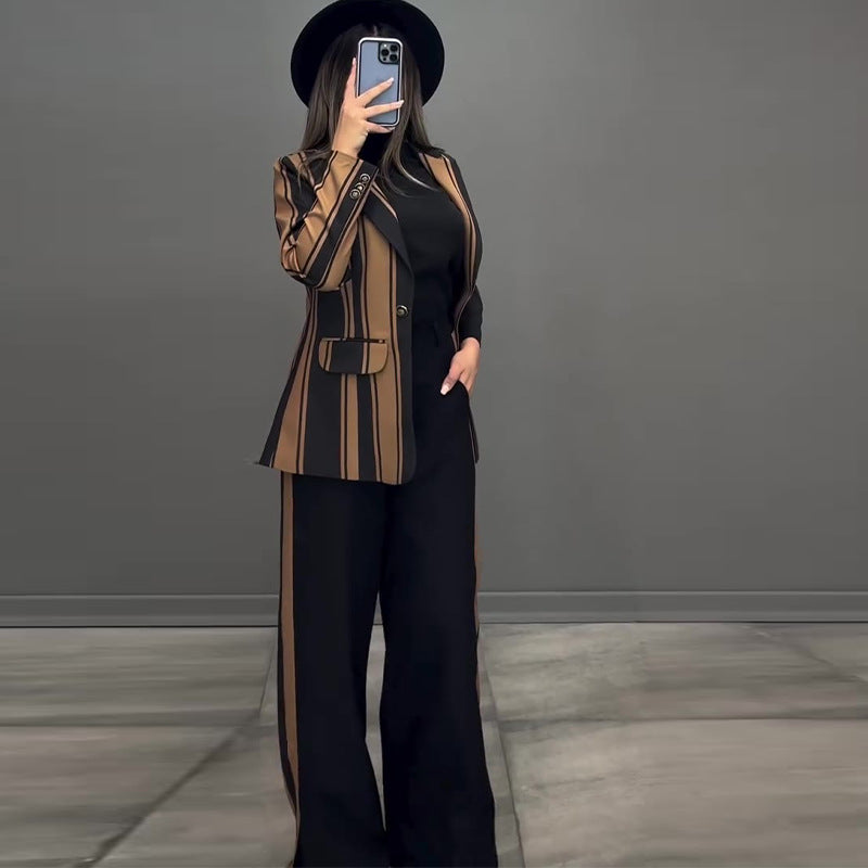 The 'Executive' Contrast Pinstripe Two-Piece Suit