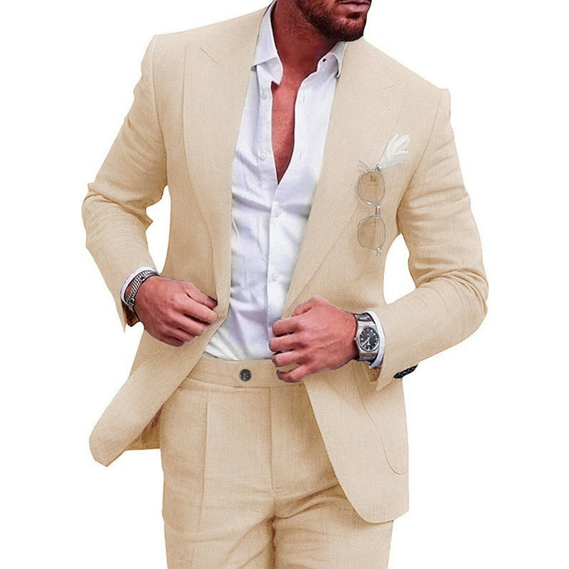 The 'Premier' Single-Breasted One-Button Suit Set