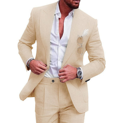 The 'Premier' Single-Breasted One-Button Suit Set