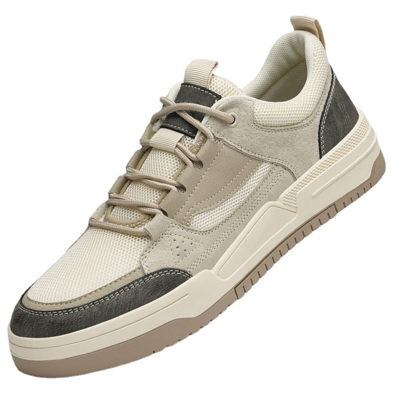 The 'Urban-Glide' Mesh & Suede Low-Top Sneakers