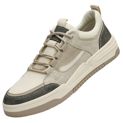 The 'Urban-Glide' Mesh & Suede Low-Top Sneakers