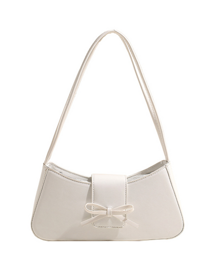 Bowknot underarm shoulder bag small square handbag