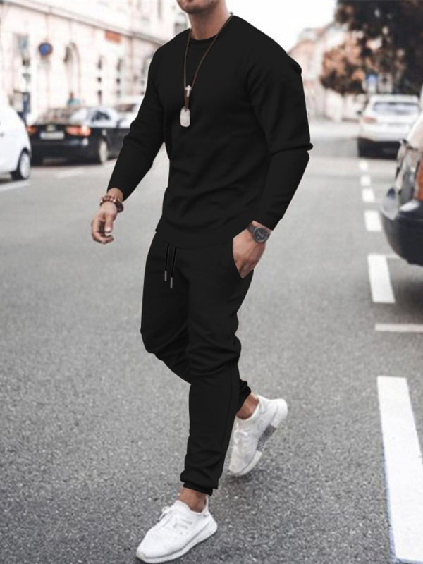 The "Off-Duty" Men's Solid Sweatsuit