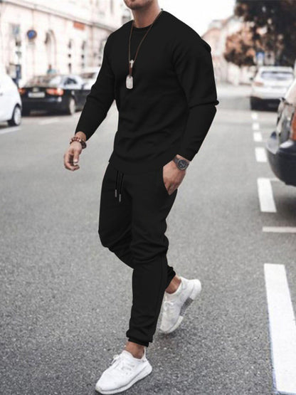 The "Off-Duty" Men's Solid Sweatsuit