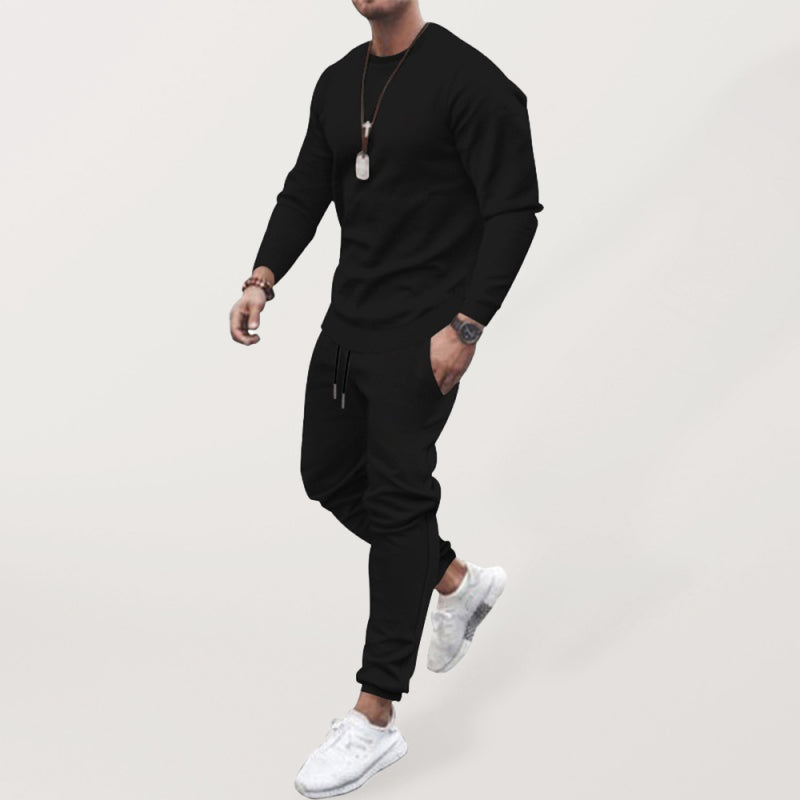 The "Off-Duty" Men's Solid Sweatsuit