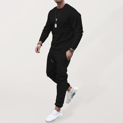 The "Off-Duty" Men's Solid Sweatsuit