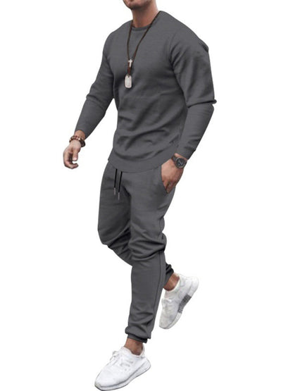 The "Off-Duty" Men's Solid Sweatsuit