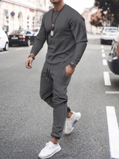 The "Off-Duty" Men's Solid Sweatsuit