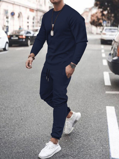 The "Off-Duty" Men's Solid Sweatsuit