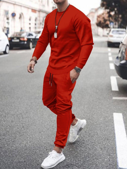 The "Off-Duty" Men's Solid Sweatsuit