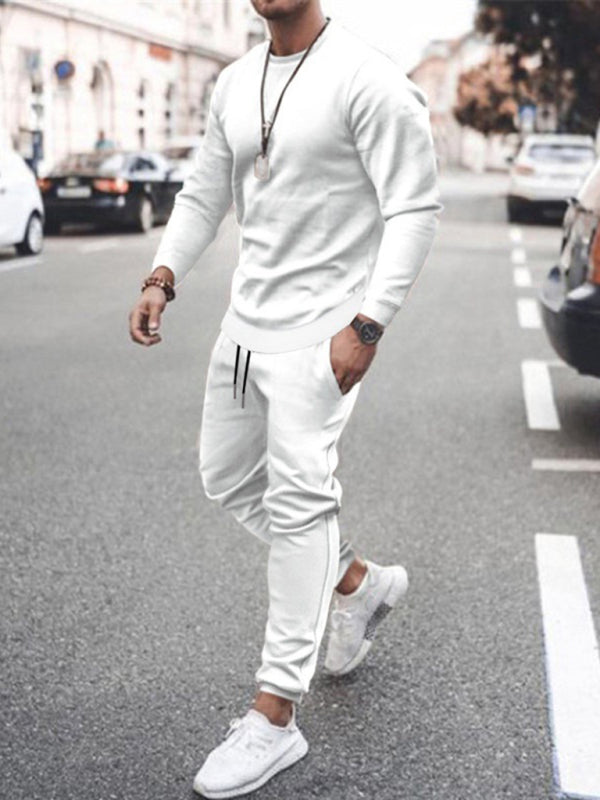 The "Off-Duty" Men's Solid Sweatsuit