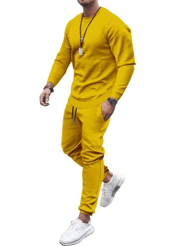 The "Off-Duty" Men's Solid Sweatsuit