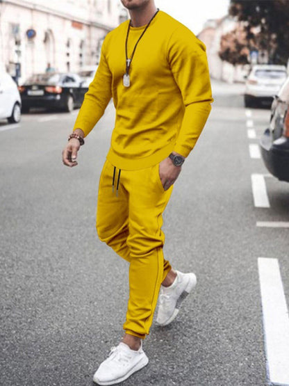The "Off-Duty" Men's Solid Sweatsuit