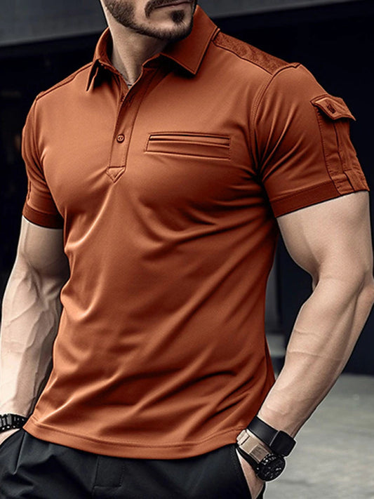 The 'Titan' Muscle-Fit Performance Polo