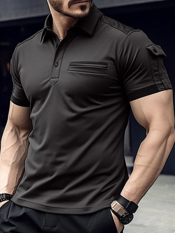 The 'Titan' Muscle-Fit Performance Polo