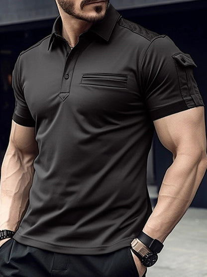 The 'Titan' Muscle-Fit Performance Polo