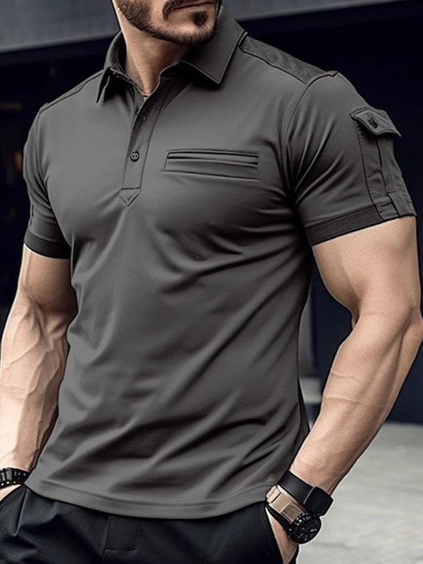 The 'Titan' Muscle-Fit Performance Polo