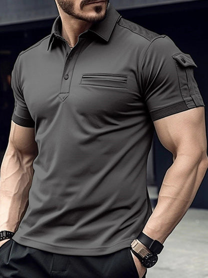 The 'Titan' Muscle-Fit Performance Polo