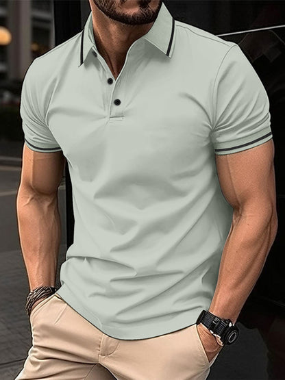 The Ryder Ribbed Collar Sport Polo