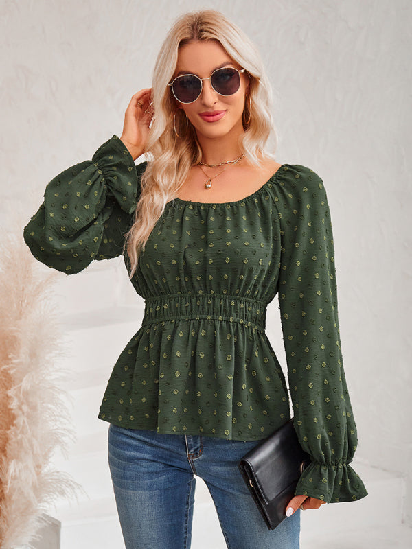 The 'Chloe' Flutter Sleeve Cinched Waist Top