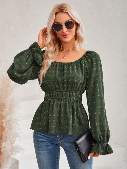The 'Chloe' Flutter Sleeve Cinched Waist Top