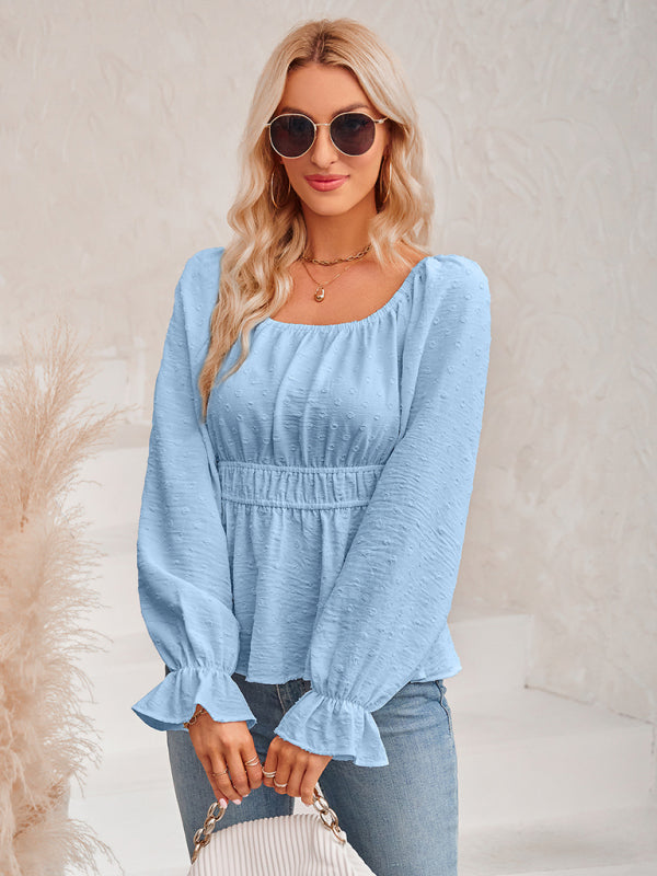 The 'Chloe' Flutter Sleeve Cinched Waist Top