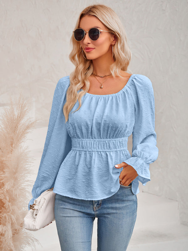 The 'Chloe' Flutter Sleeve Cinched Waist Top