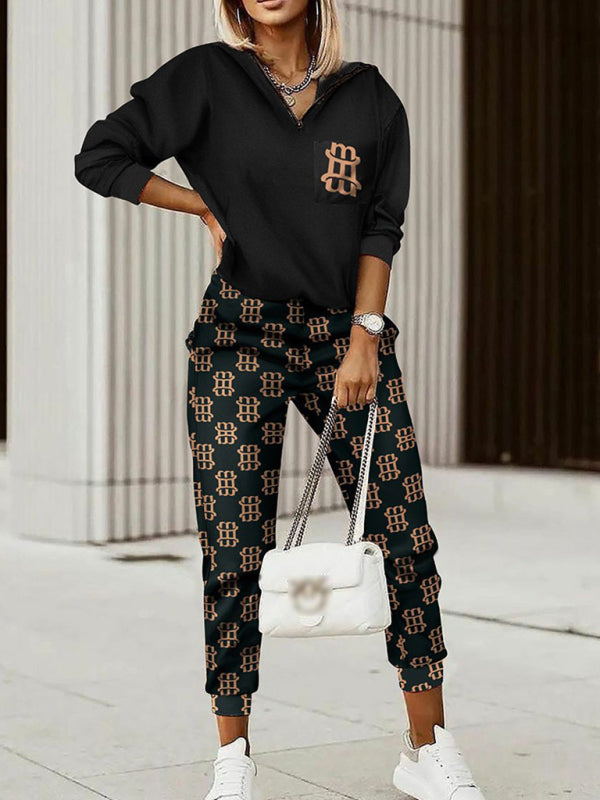 The 'Harmony' Printed Sweater & Trouser Co-ord Set