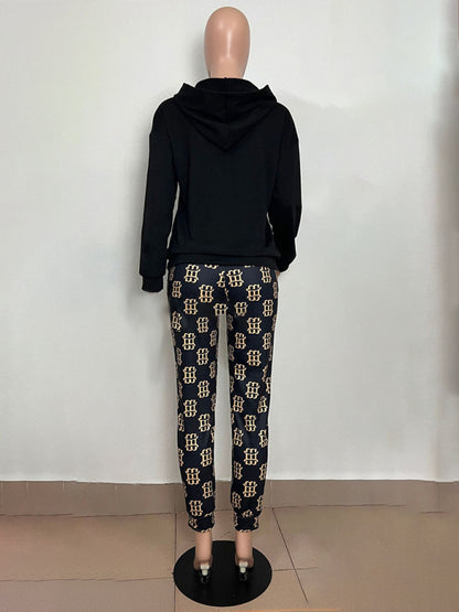 The 'Harmony' Printed Sweater & Trouser Co-ord Set