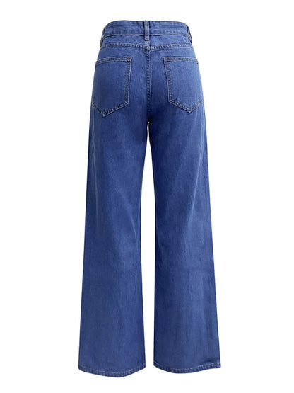 The 'Brooklyn' High-Waist Straight Leg Jeans