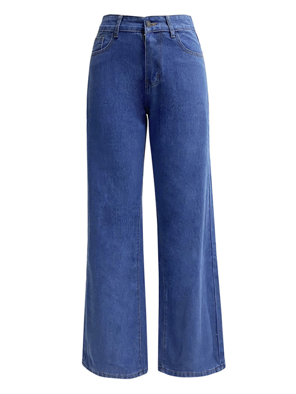 The 'Brooklyn' High-Waist Straight Leg Jeans
