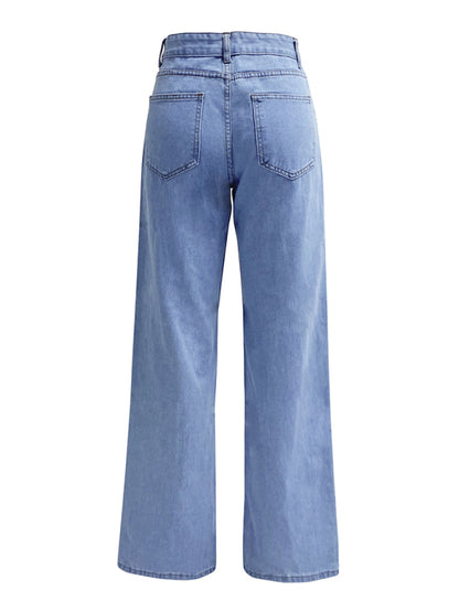 The 'Brooklyn' High-Waist Straight Leg Jeans