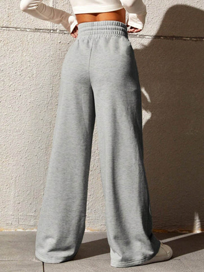 The 'Downtown' Straight-Leg Open-Hem Sweatpants