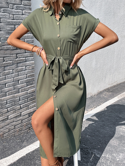 The 'Stella' High-Slit Elegance Dress