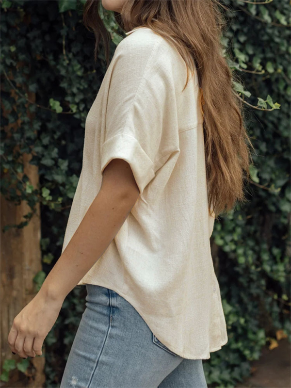 The Breeze Cotton-Linen Relaxed Shirt