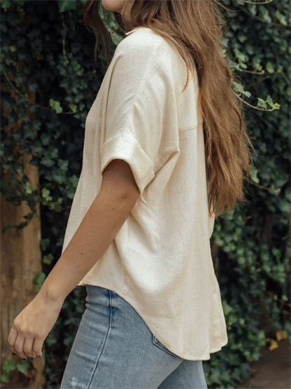The Breeze Cotton-Linen Relaxed Shirt
