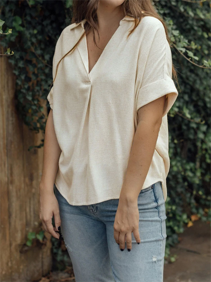 The Breeze Cotton-Linen Relaxed Shirt