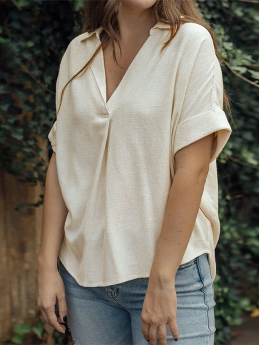 The Breeze Cotton-Linen Relaxed Shirt