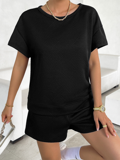 The 'Weekender' Knit Lounge Short Set