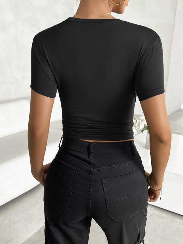 The Essential Slim-Fit "Baby Tee" Crop Top