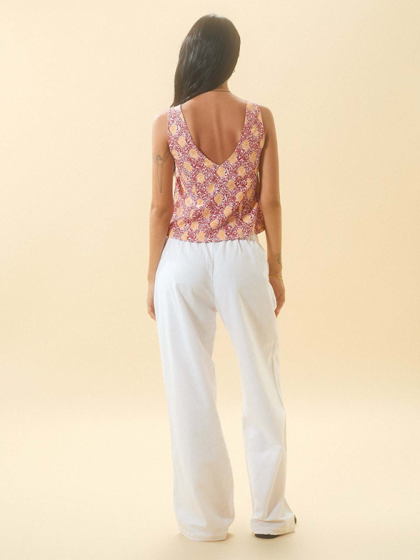 The 'Weekend-Stripe' Loose Fit Drawstring Lounge Trousers