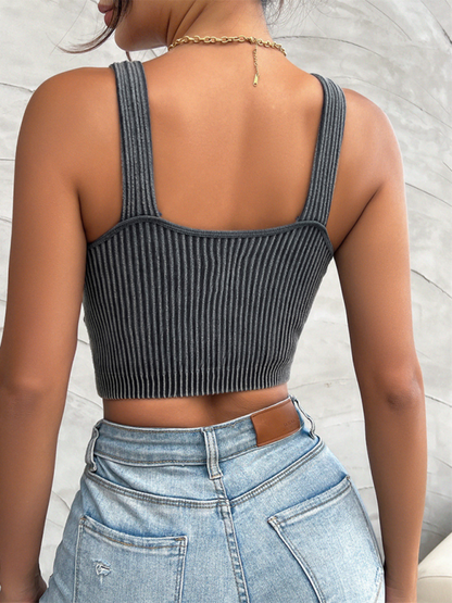 Women’s Solid Color Sports Camisole – Lightweight Active Casual Top | Mazify